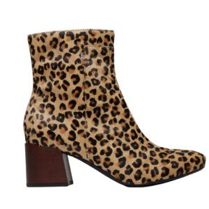 TOM Women's Emmy Suede Leopard Pattern Cow Hair